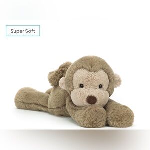 Jellycat Smudge Monkey Medium BNWT Sold out HTF Authentic